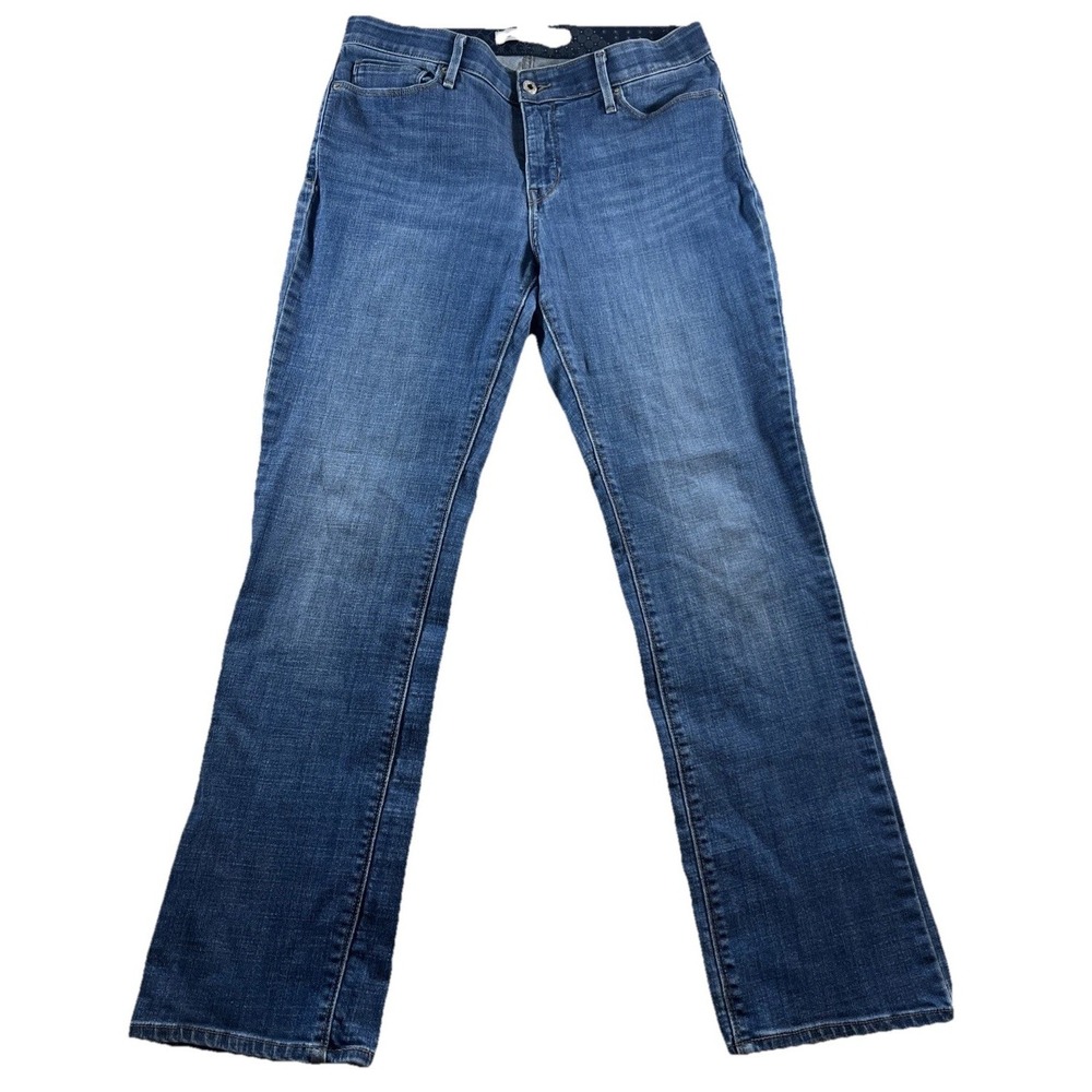 Levis 525 Perfect Waist Boot Cut Jeans Womens 12 Blue Medium Wash Mid Rise